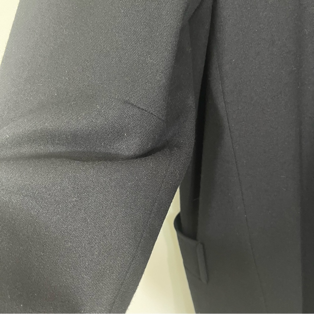 Double Breasted Wool Duster Jacket - image 8